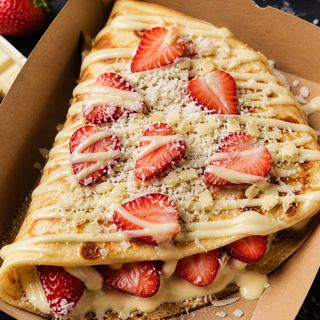 Crepe Cioccolato bianco, cocco e fragola