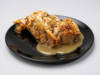 Cosciotto di pollo ruspante alla diavola