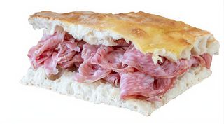 Schiacciata con salume