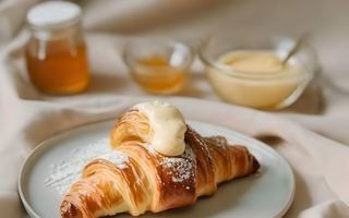 Cornetto cioccolato bianco