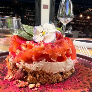 Cheesecake di Cavallo con contorno a scelta
