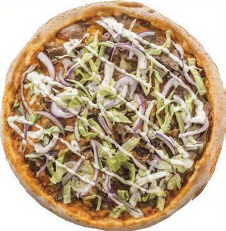 Pizza kebab al metro