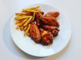 Menù hot chicken wings