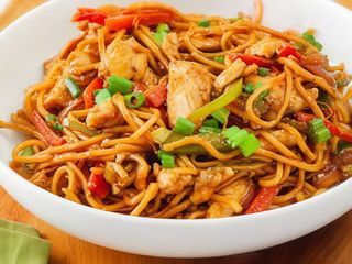 Chicken noodles