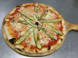 Gamberetti e zucchine