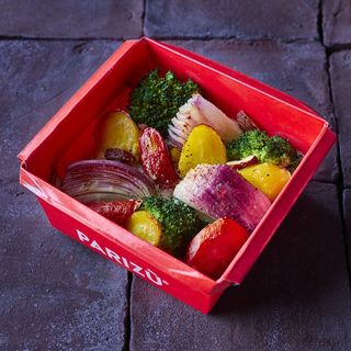 Verdure di stagione + crema di sedano rapa