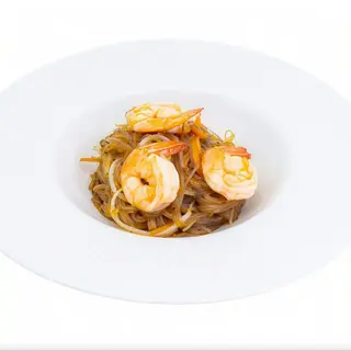 P14 - Spaghetti di soia con gamberi