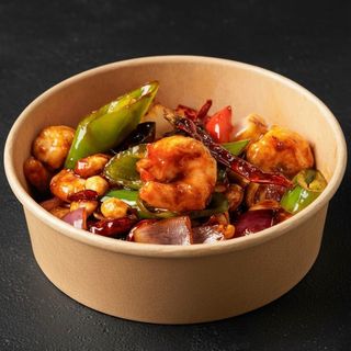 Gamberi salsa piccante