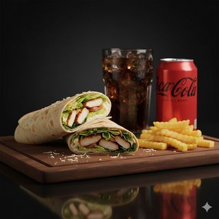 Toageta wrap - menù