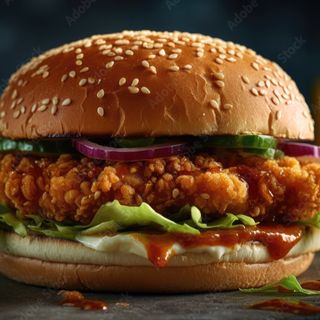 Spicy chicken burger singolo