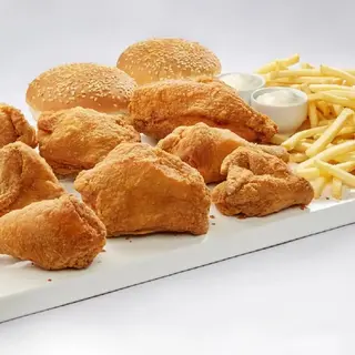 Menù family burger