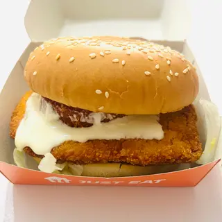 Supreme hash brown burger menù