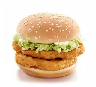 Tower chicken burger