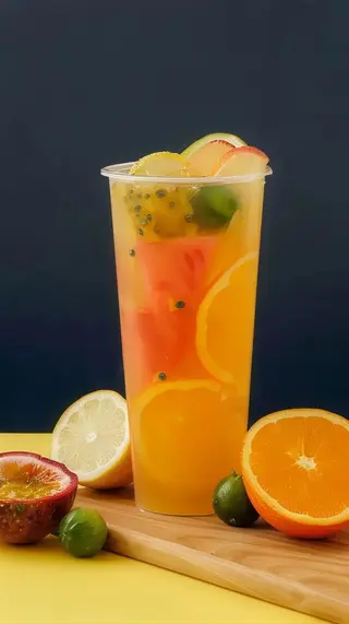 Tè con frutta mista