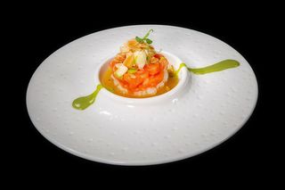 54. Tartare sake mandorle