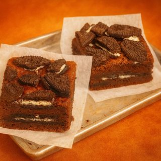 Brownies al cioccolato con Oreo 1 pezzo