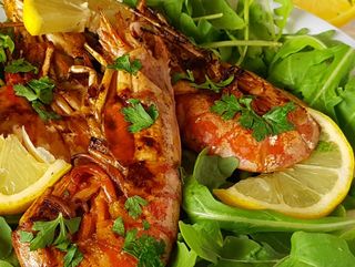 gamberoni alla griglia