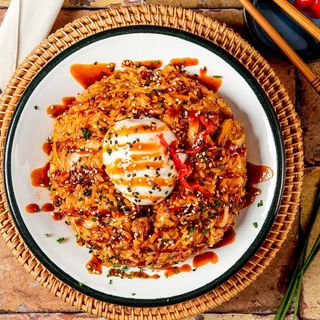 Riso Kimchi con verdure