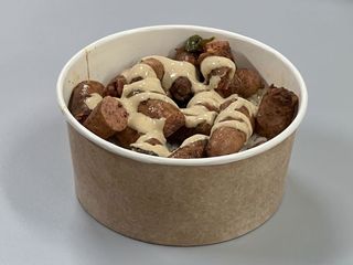 Beef sausage bowl