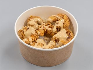 Fried shrimps bowl