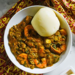Okra soup