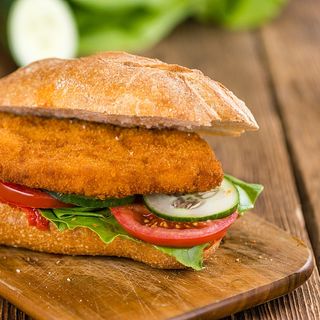 Panino con cotoletta di pollo 