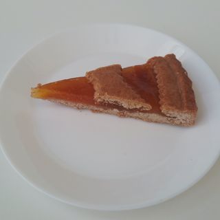 Crostata vegana al malto e arancia