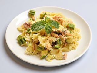 Pasta salmone e zucchine