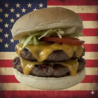 Mega doppio cheeseburger