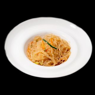 Spaghetti di soia con verdure