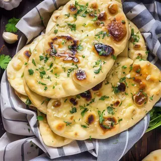 Garlic naan