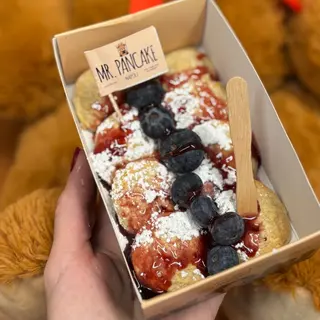 10 Minipancake con: Topping frutti di bosco - mirtilli