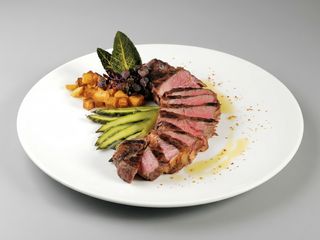 Filetto di manzo alla griglia con contorno