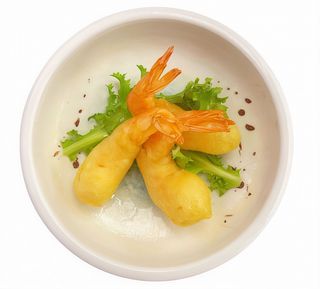 10. Gamberi fritti 3 pezzi