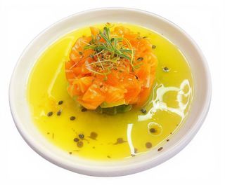 40. Tartare sake passion fruit