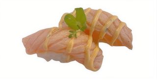 102. Nigiri scottati sake 2 pezzi