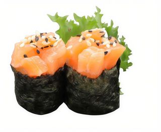 110. Gunkan tartare salmone 2 pezzi