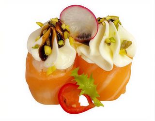 117. Gunkan pistacchio 2 pezzi