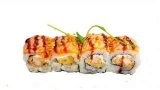 207. Salmon roll 4 pezzi
