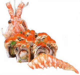 214. Aragosta roll 4 pezzi