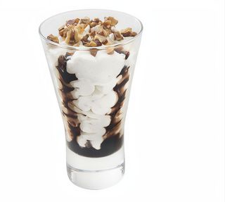 Coppa mandorle e cioccolato