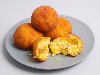Arancini carbonara