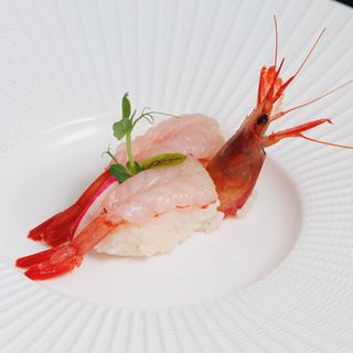 Amaebi 2 pezzi nigiri