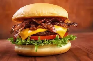 Panino con hamburger