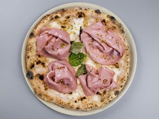 Burratina e crema pistacchio