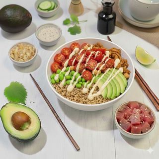 Menu poke reuglar+birra