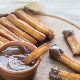 Churros con Nutella