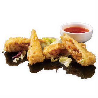 13.Involtino di verdure e gamberi