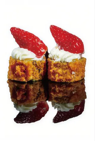 181. Hosso fritto con fragole
