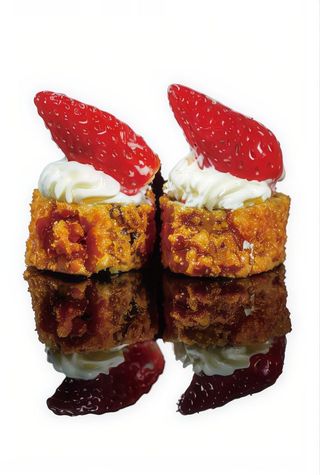 181. Hosso fritto con fragole